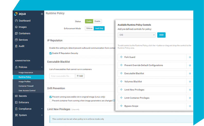 Zero-config runtime protection
