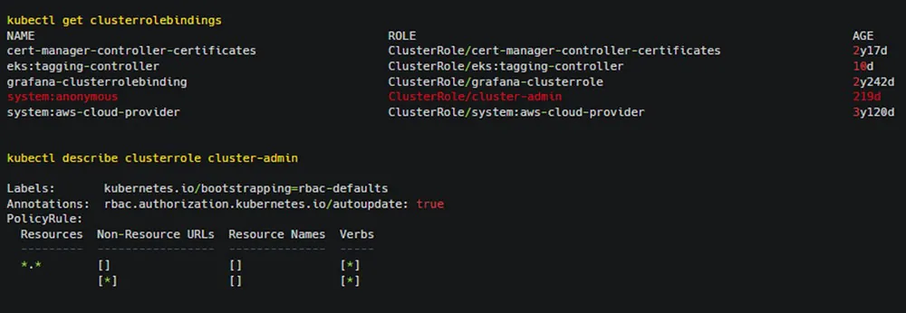 A configuration file taken from an exposed cluster in the wild. This cluster has 7 nodes and belongs to a large company. 