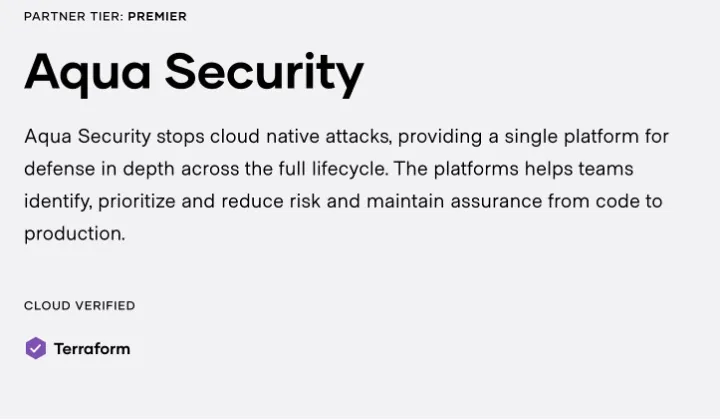 Aqua and HashiCorp in partnership: Enabling cloud native security and zero-trust approaches