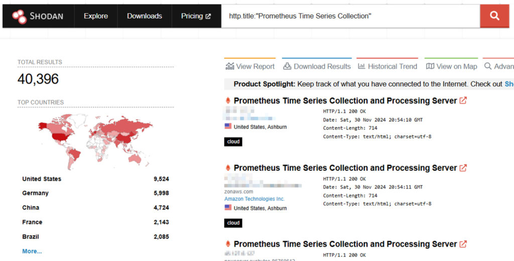 Prometheus Server For Logs 300,000+ Prometheus Servers and Exporters Exposed to DoS Attacks