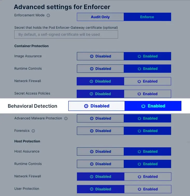 Behavioral Detection