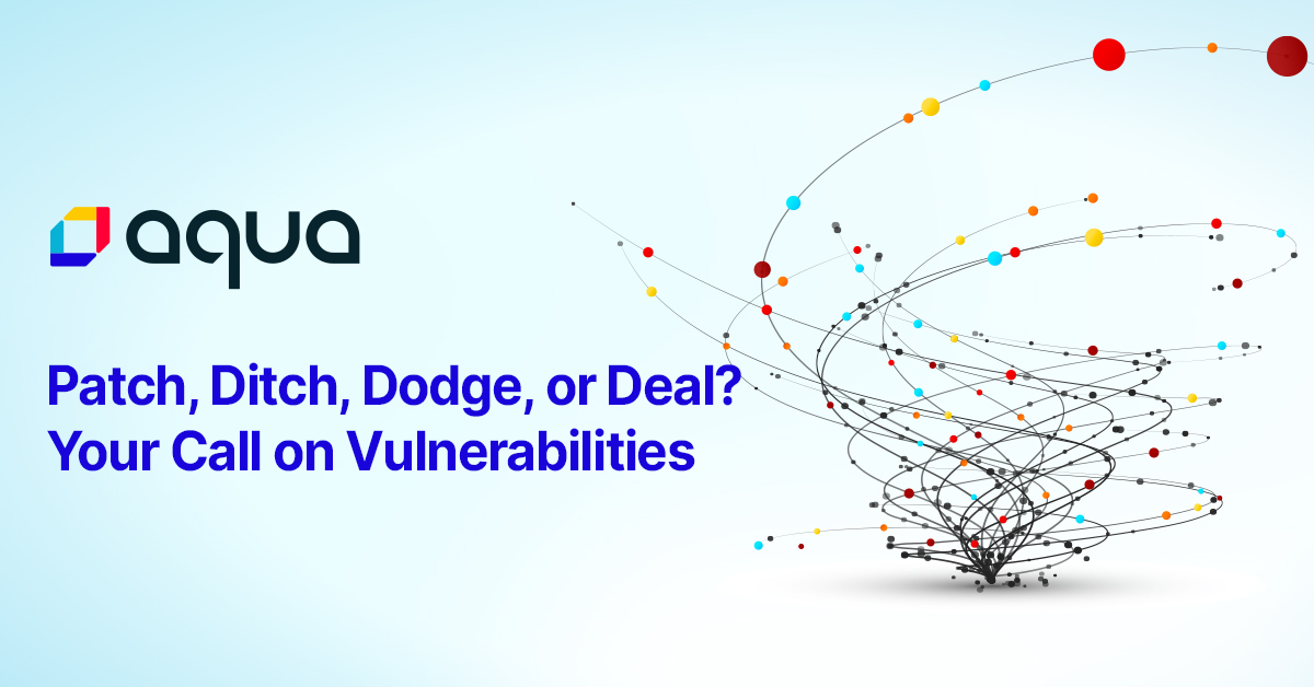 Patch, Ditch, Dodge, or Deal? Your Call on Vulnerabilities