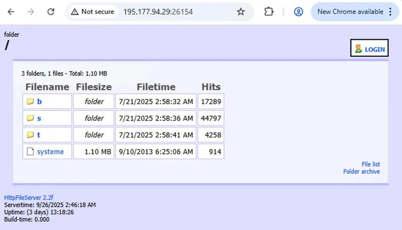 Kaiji malware A specific download path