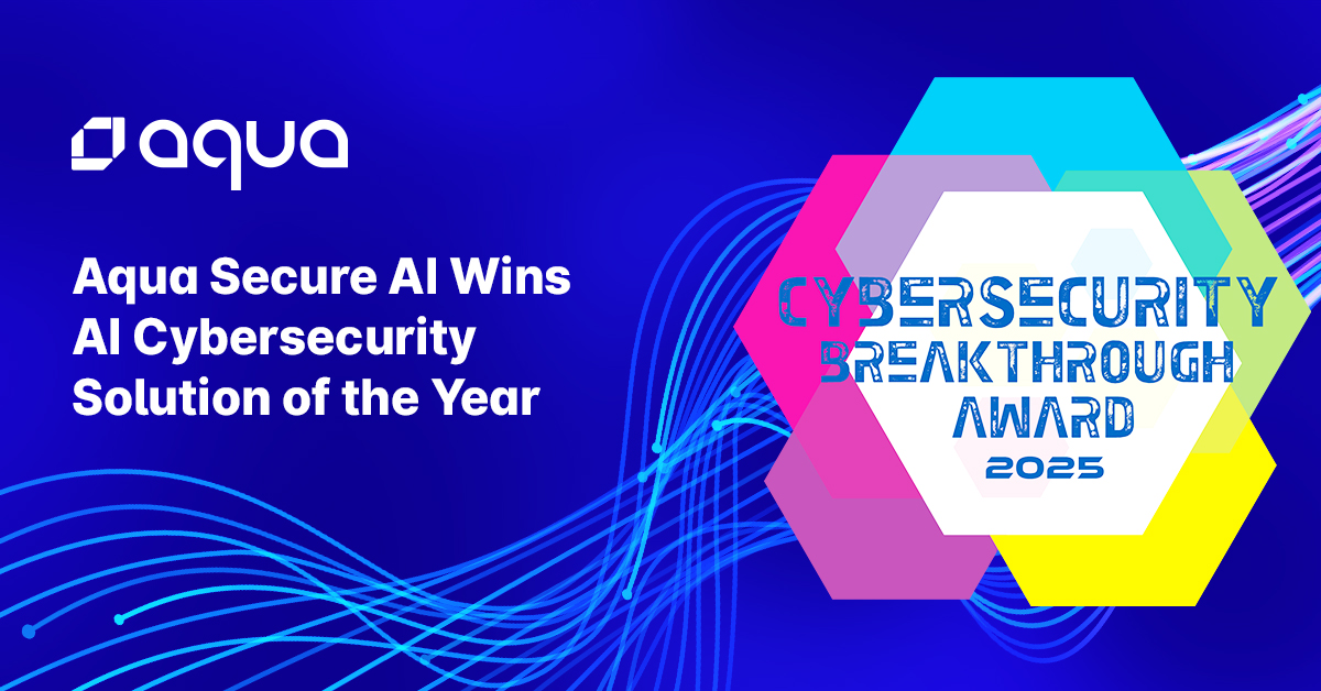 Aqua Secure AI Wins AI Cybersecurity Solution of the Year