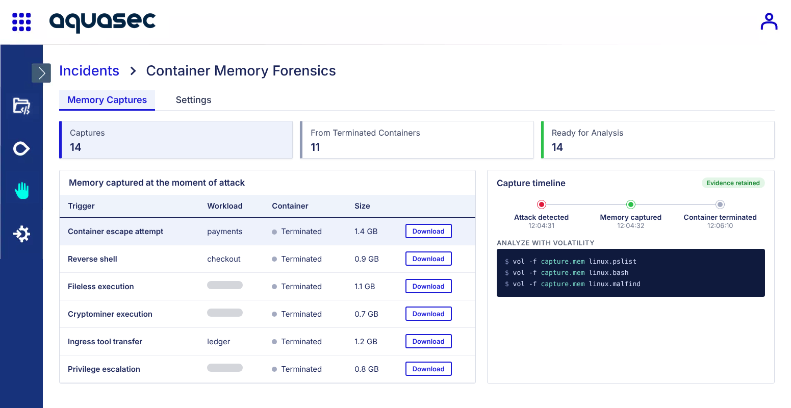 Preserve Memory Evidence Before Containers Disappear