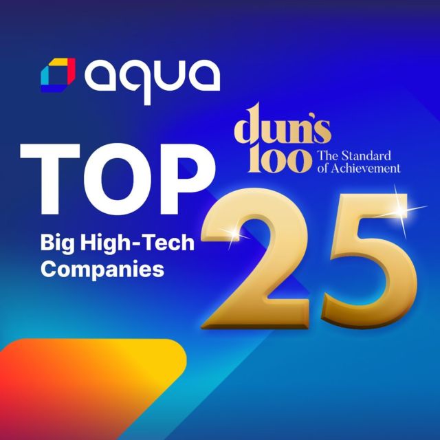 Yes you heard it right, we’re in the Top 25 in the Dun's 100 ranking of Best Hi-Tech Companies to Work For! 🥳

Last year, we were recognized as a top Start-Up, but as we've continued to grow, we're thrilled to see the recognization carry into the biggest technology category. 🏆

More than anything this achievement reflects back on the culture and the wonderful people who work at Aqua!

#duns100 #aquasecteam #tech #employeeexperience #employeeappreciation