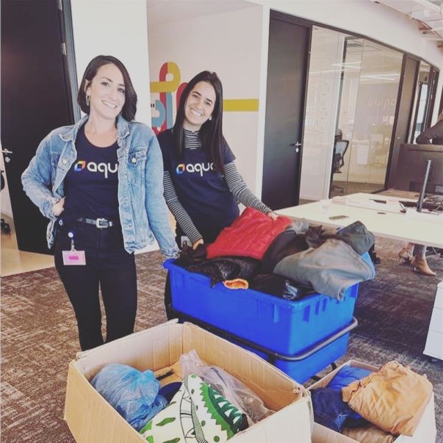 Yesterday, we shared how Aquarians drive our special culture.
 
A great example was our recent coat drive. All together, Aquarians donated 45 coats to help those in need along with laptops to youth support centers. 🧥  💻
 
#volunteering #givingback #community