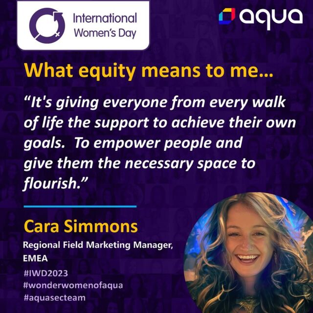 In Part Two of our #IWD2023 series, our fellow Aquarians Cara, Brenda, Bat-Chen, and Kim share what #EmbracingEquity means to them.