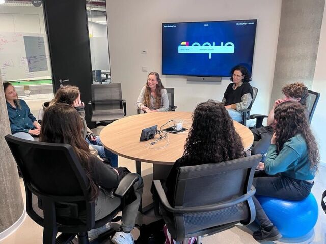 As part of our commitment to supporting women in tech, we recently hosted two events with Mamriot and @anitab_org. 🤝

Mamriot supports female high school students who aim to be part of the cyber and technology ecosystem. We were proud to host the program participants and their mentors at our offices where they had the opportunity to chat with Aquarians about their experience in the high-tech industry. 👩‍💻

At Aqua India, employees connected with AnitaB over an introductory call to understand how they can get involved and support our shared mission of increasing the impact of women on all aspects of technology.

#tech #technology #womenintech #security #cloud