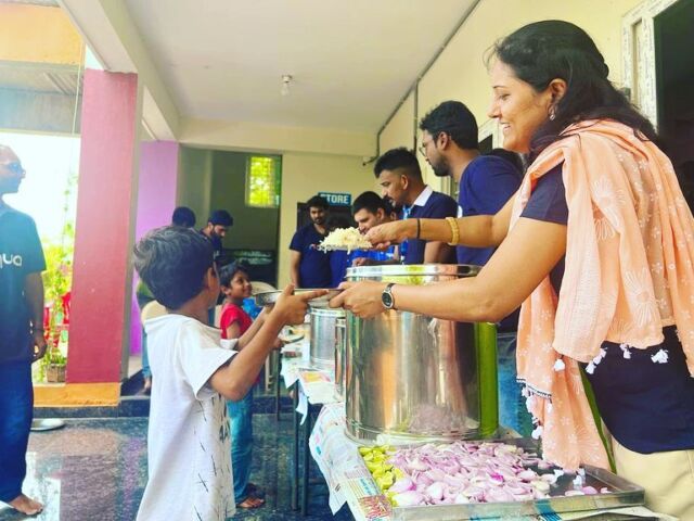 Another amazing philanthropy initiative from Aqua India!
 
Aquarians recently donated food and visited the children of Chavadi Aashram to share stories over a nutritious meal.
 
We're proud of our fellow Aquarians for their continued empathy, compassion, and collective effort towards creating a more just and equitable society. 
 
#givingback #aquasecteam #india #philanthropy