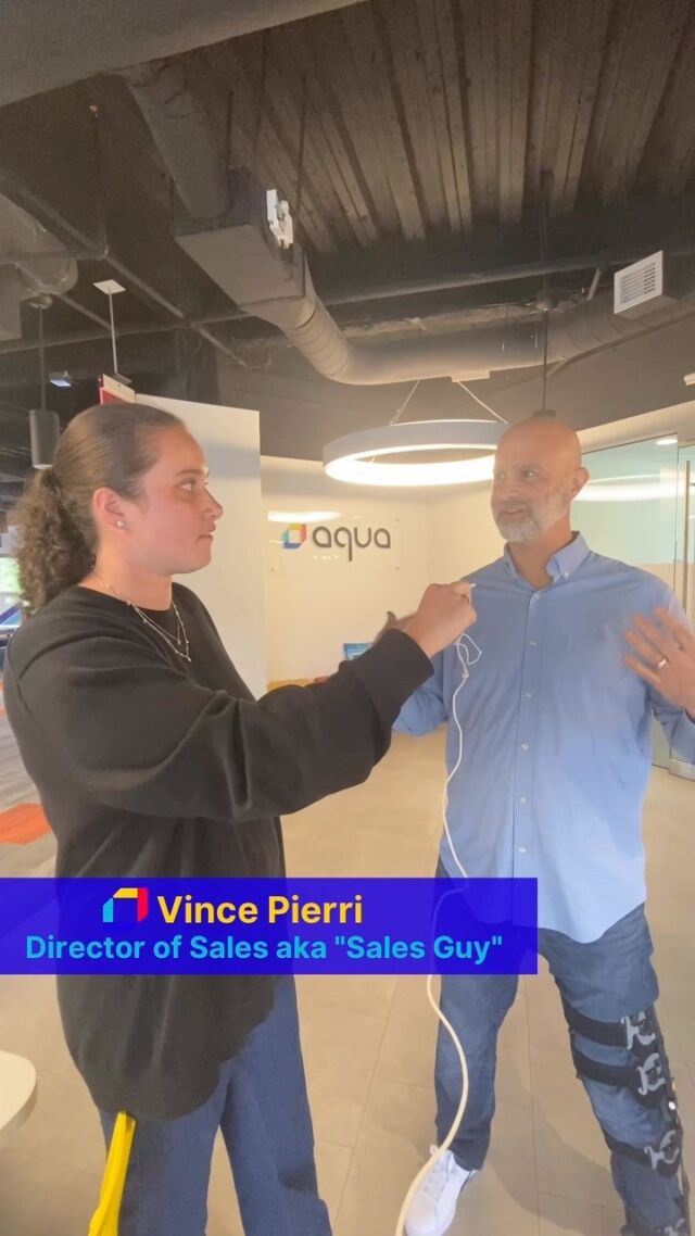 In the second episode of Ask an Aquarian, we learn about what some Marketing and Sales Aquarians do here at Aqua! 

Stay tuned for our next episode for some Aquarian fun facts.😉 

Click the link in our bio to see what your future could look like with Aqua! 🚀

@allycorsetti @kellysheehan13 @vpierri @kmudnolan 

#cloudsecurity #sales #marketing #hiring #jobs #startup #manonthestreet #reels #fyp