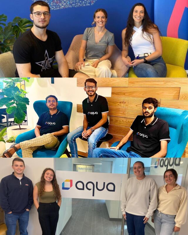 Happy National Intern Day!🎉  Check out these photos of our Aqua interns and read ⬇️ to learn more about them all.  Alison, Galit, and Ilya are working hard on the GRC, developer, and product teams in Aqua's Tel Aviv HQ this summer. They are busy preparing for the upcoming BlackHat event in Las Vegas.  Our interns in Hyderabad finished with Aqua last week! Amit, Shubham, and Devnikhil presented their work and what they learned to their mentors at Aqua and closed out their final day with a happy hour celebration.🥂 They will all be returning to the @nitwarangalofficial to continue their engineering degrees.
 
Gus, Aisling, Lindsey, and Sarah in Burlington, MA in the US are celebrating National Intern Day with an🍦truck from @thecookiemonstahboston! The program will be wrapping up next week and we are excited to hear what each intern worked on during the summer in their final presentations. The interns will also be attending a @redsox game in August to celebrate all of their hard work!⚾️
 
Interested in gaining real-world experience through an internship with Aqua Security? Check out our bio and send us a DM!

#intern #nationalinternday #summerinternship #cloudnative